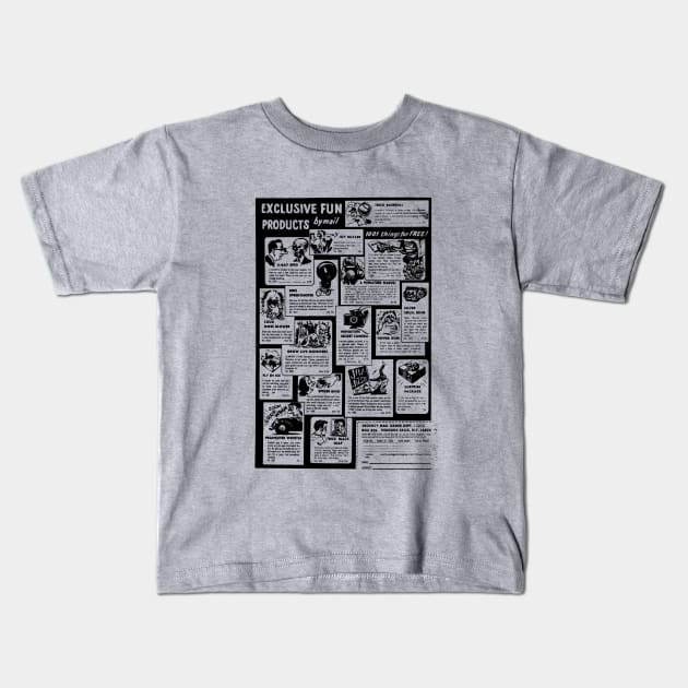 Comic Book Offers Kids T-Shirt by GloopTrekker